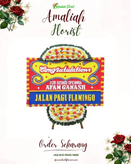 Sewa Papan Bunga Setiawaras